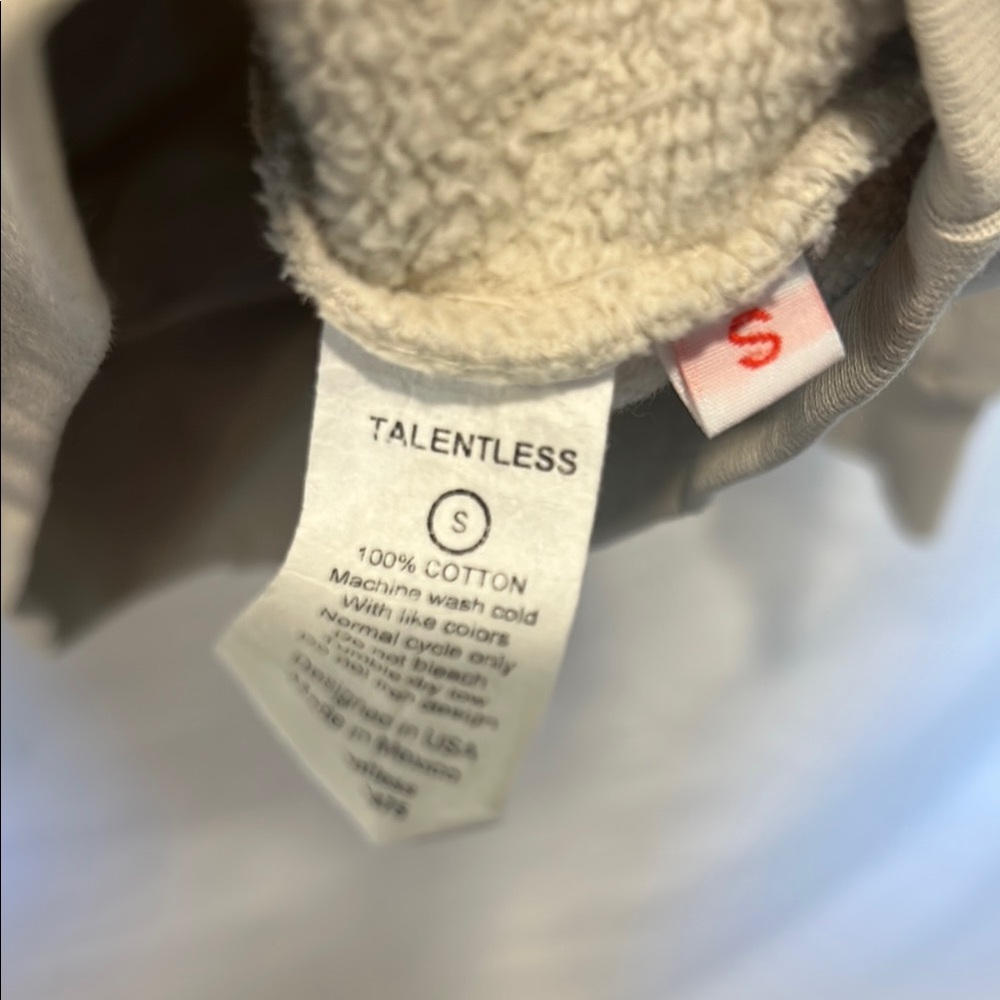 TALENTLESS Men’s Heavyweight Hoodie - Picture 3 of 7